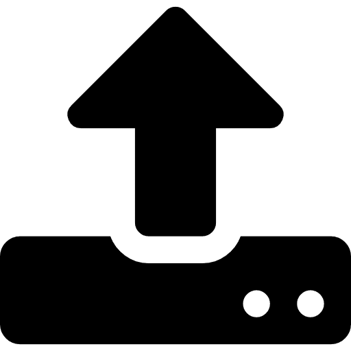 Upload arrows file upload uploading icon