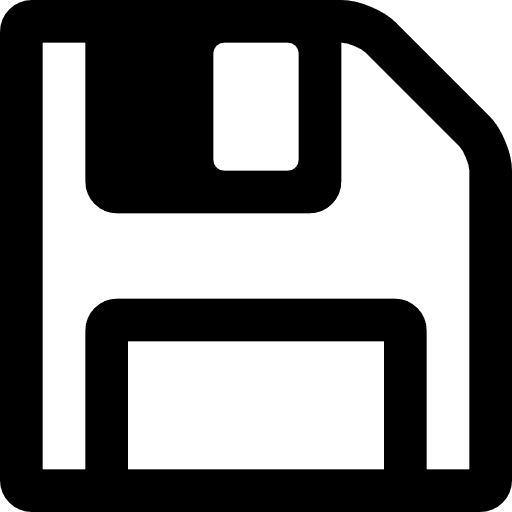 Save file option storage device save save file icon