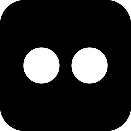 Flickr website logo silhouette logo flickr flickr website icon