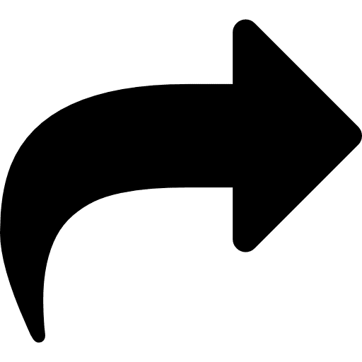 Share option publish curved arrow shared icon