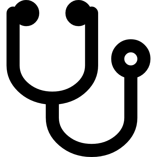 Stethoscope tool medical tools icon