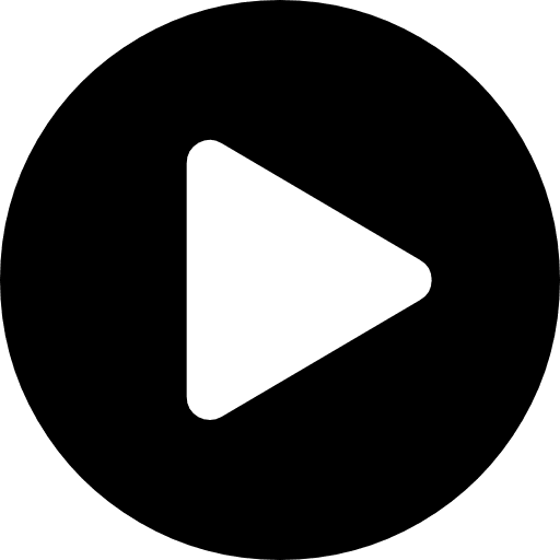 Play sign triangle controls circle icon