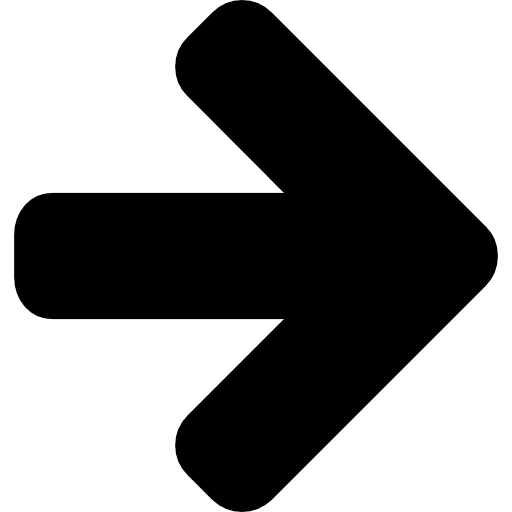 Arrow pointing to right direction symbol arrows icon