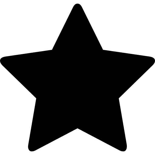 Star shapes night symbol icon