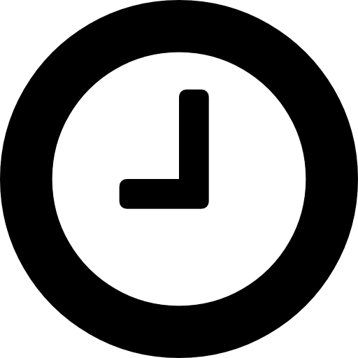 Time clock time tool icon