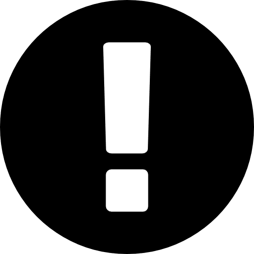 Exclamation sign symbol exclamation circular icon