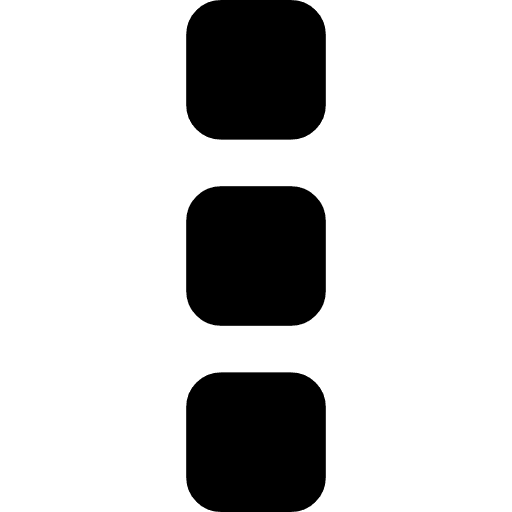 Vertical ellipsis signs vertical line shapes icon