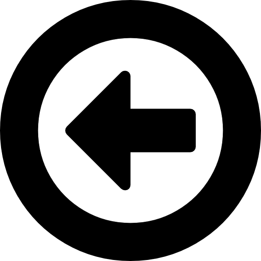 Left arrow left button multimedia option icon