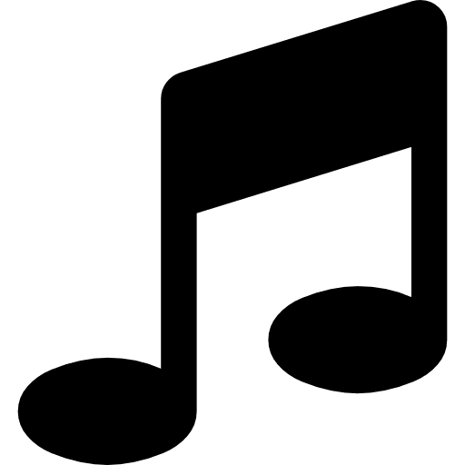 Music note black symbol music black musical icon