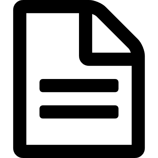 Text file archive interface page icon