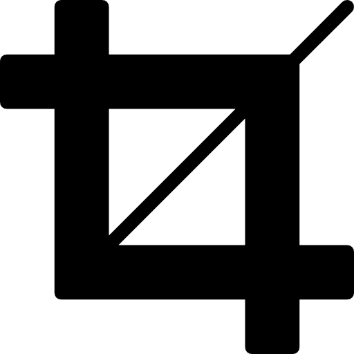 Crop symbol graphic tool interface multimedia option icon