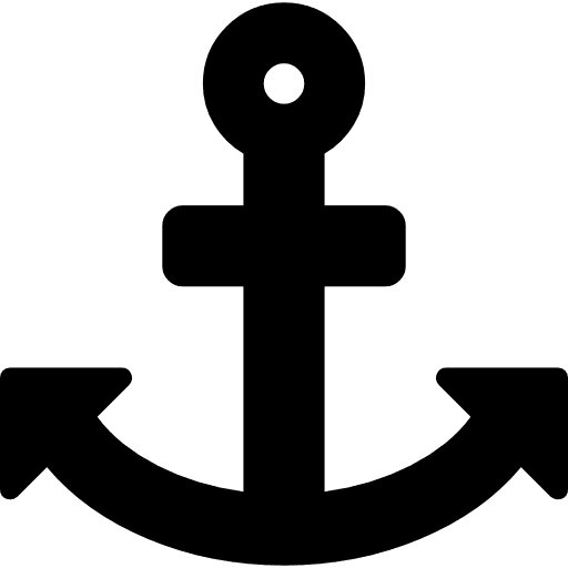 Anchor shape tool tools and utensils navigation icon