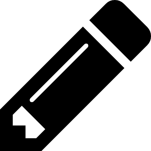 Pencil pencils diagonal writing icon