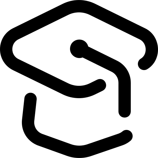 Mortarboard school academic university icon