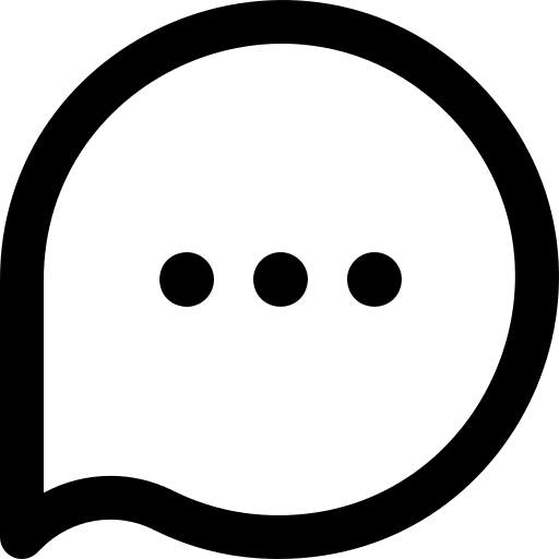 Speech bubble message chat ios14 icon