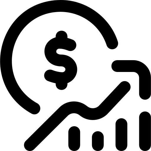 Stock exchange app stocks stats ios14 icon