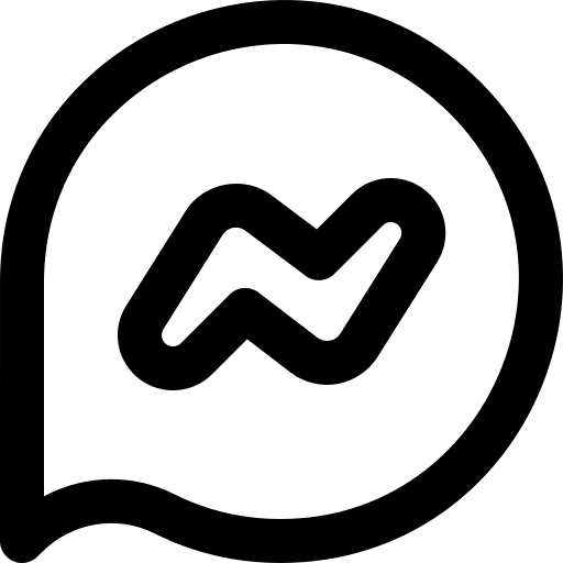 Messenger logo ios14 social media icon