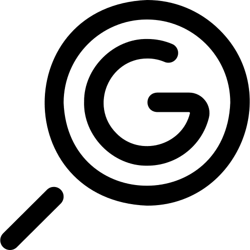 Search ios ui magnifying glass icon