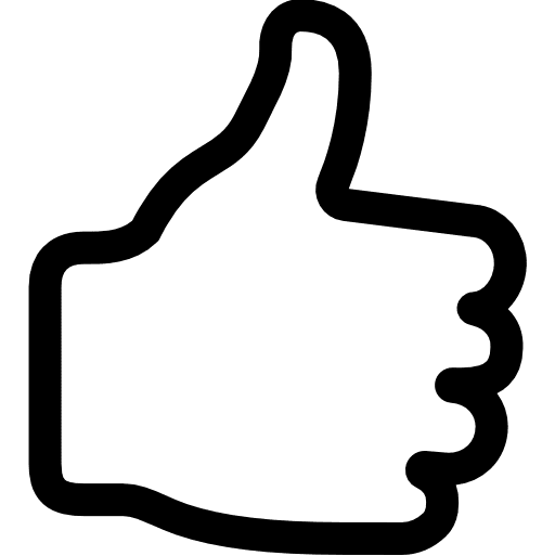 Like hands hands and gestures like button icon