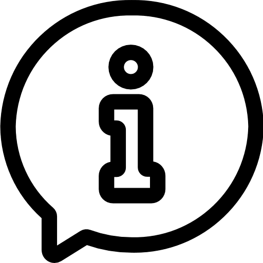 Information speech bubble shapes signaling icon Information speech bubble shapes signaling icon