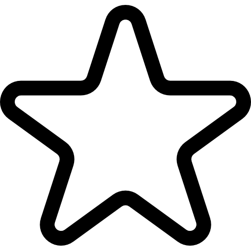 Star interface signs shapes and symbols icon Star interface signs shapes and symbols icon