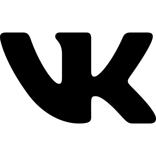 Vk network logo social media icon