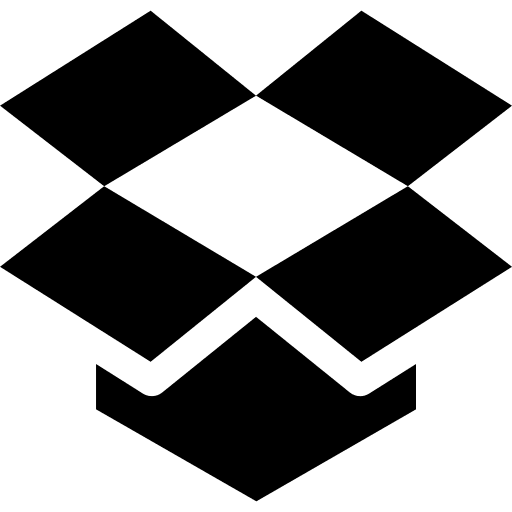 Dropbox social media network logo icon