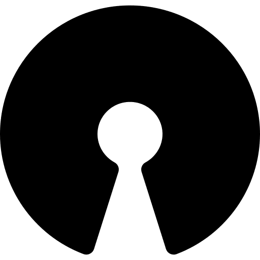 Open source logo open source network icon