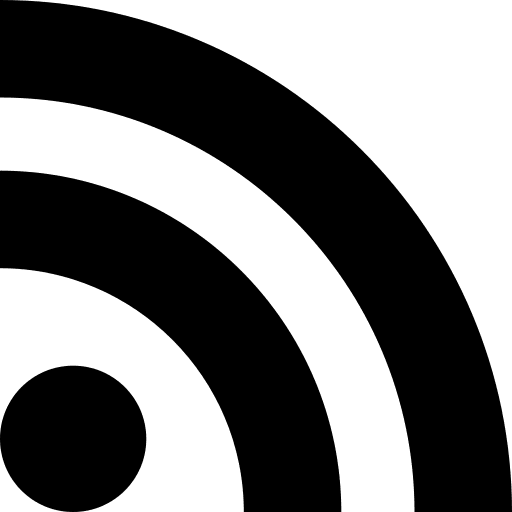 Rss network news feed social media icon
