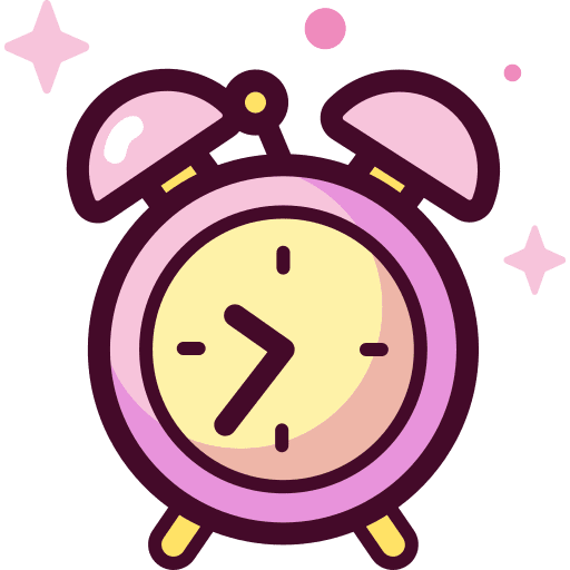 Alarm clock timer tool wake up icon