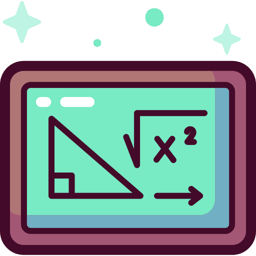 Blackboard maths lesson blackboard icon Blackboard maths lesson blackboard icon