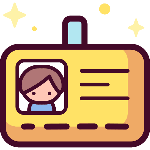 Id card user intern id card icon Id card user intern id card icon