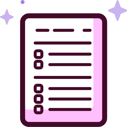 Test document multiple choice paper icon Test document multiple choice paper icon