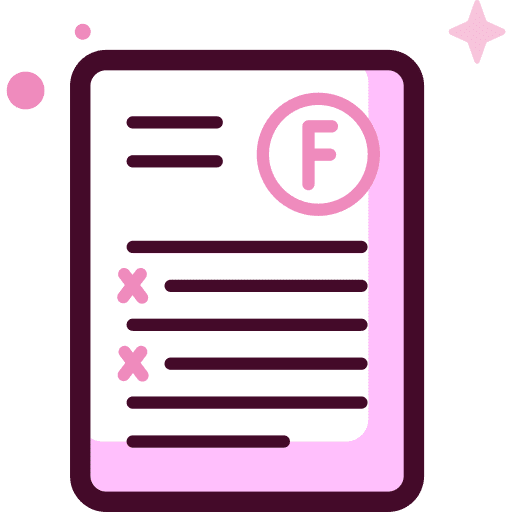 Exam education document grades icon Exam education document grades icon