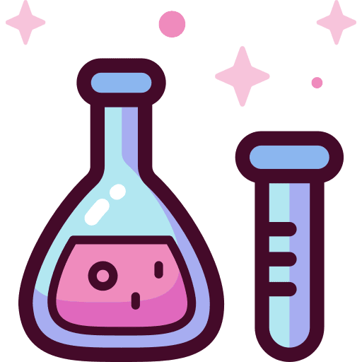 Flask science lab laboratory icon Flask science lab laboratory icon