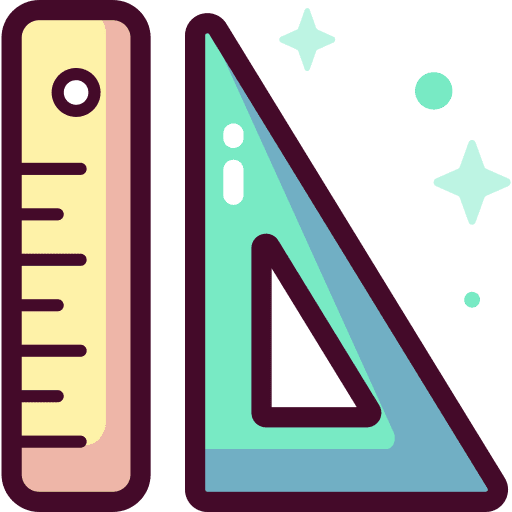 Ruler geometry measure education icon Ruler geometry measure education icon