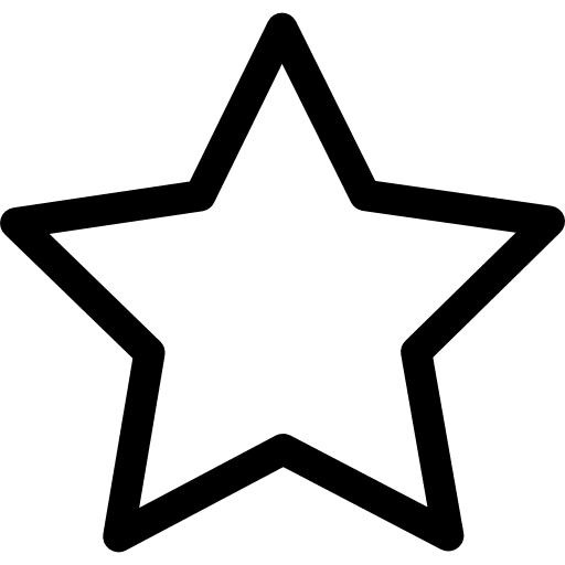 Star favourite shapes rate icon