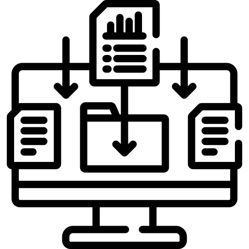 Data gathering seo and web data gathering business and finance icon Data gathering seo and web data gathering business and finance icon