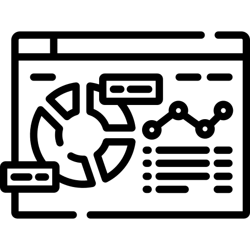 Statistics stats business and finance analytics icon Statistics stats business and finance analytics icon