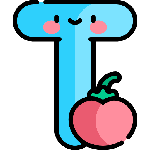 T alphabet t consonant icon T alphabet t consonant icon
