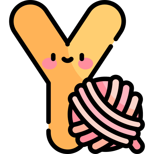 Y yarn capital letter y icon Y yarn capital letter y icon