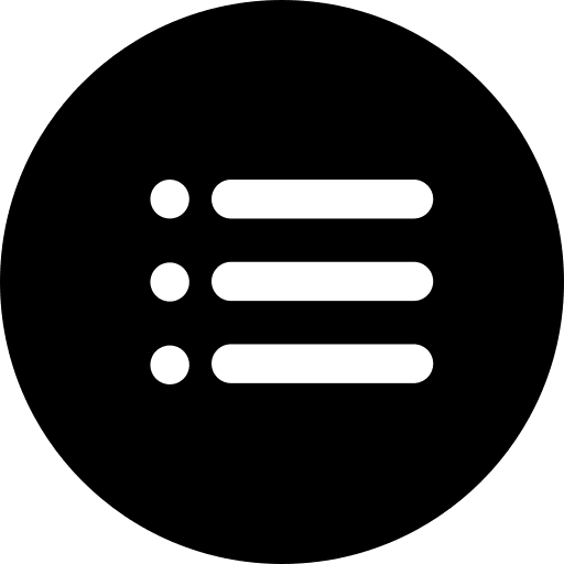 List bullet point archive file icon