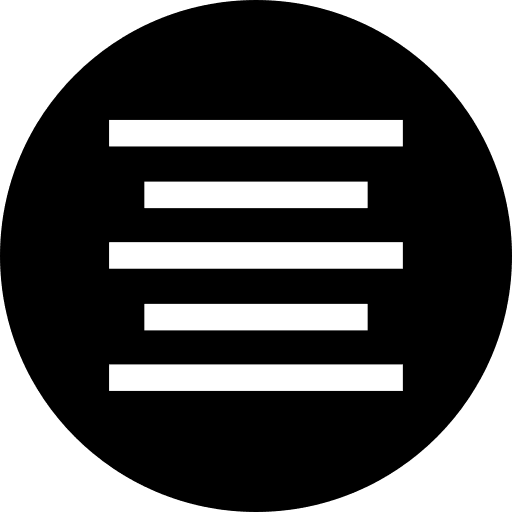 Center alignment text center alignment option icon