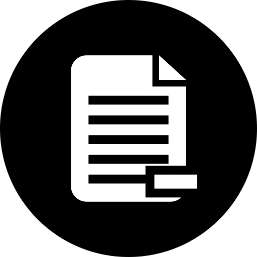 Document document file archive icon