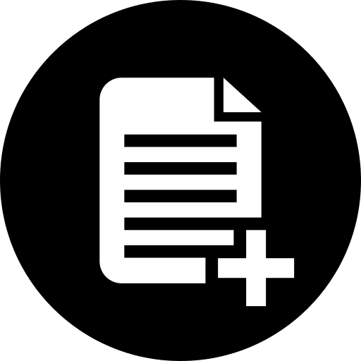 Document interface file archive icon