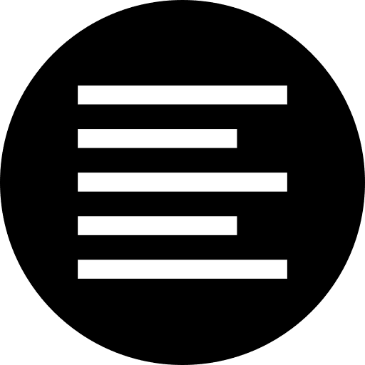 Left alignment edit tools option text icon