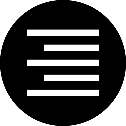 Right alignment right align option right alignment icon