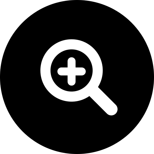 Zoom in vr glass interface zoom in icon