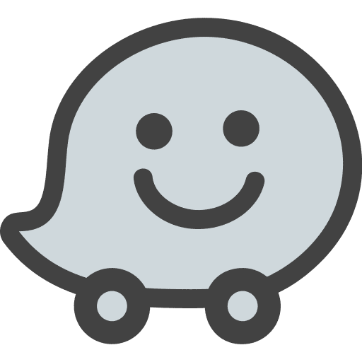 Waze logo waze social media icon