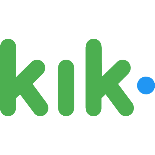 Kik kik network logo icon